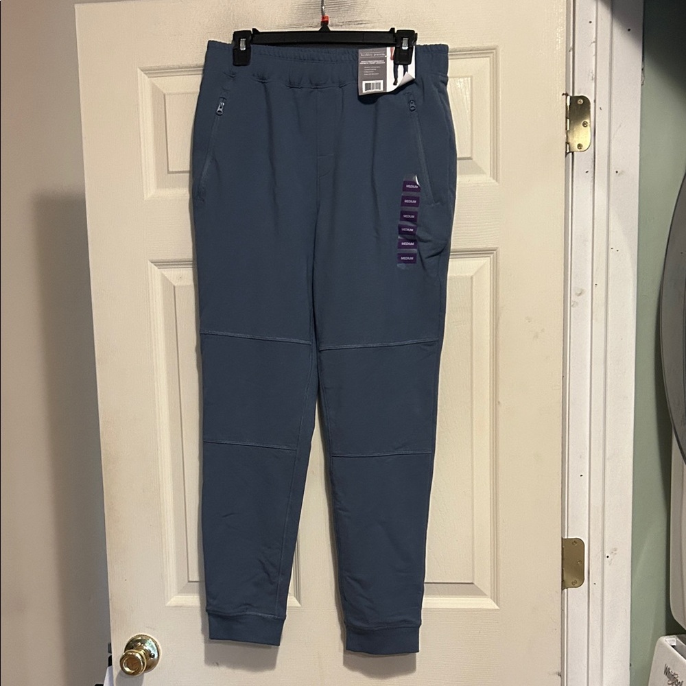 Berkley Jensen Performance French Terry Jogger Size Medium Blue